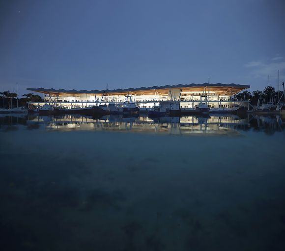 The new Sydney Fish Market will form a focal point for Blackwattle Bay. Image: 3XN Sydney Fish Market design to provide a new focal point on the harbour