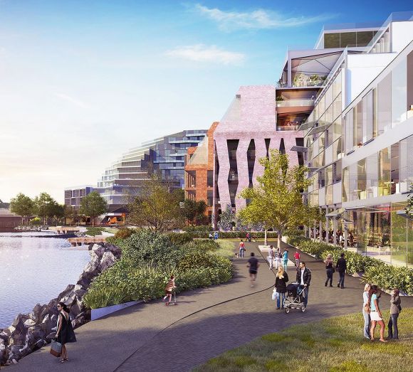 Artist's impression of a new Maribyrnong River frontage. Image courtesy Perri Projects Industrial West Melbourne the latest urban renewal contender