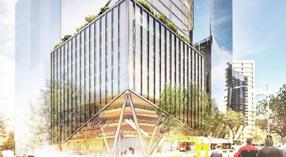 Indicative concept for 555 Collins Street. Image: Charter Hall Charter Hall secures another tenant at its Wesley Place precinct