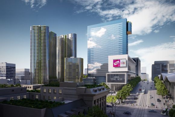 The recently approved Melbourne Quarter Tower. Image: Lendlease Tower Wars Episode V: The Office Strikes Back