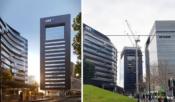 839 Collins Street. Render: Lendlease Melbourne's Collins Street continues to soar as construction heats up