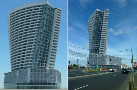 The current design accompanying a site sales campaign. Image © multifieldgroup.com.au The Wave Footscray - yes please!