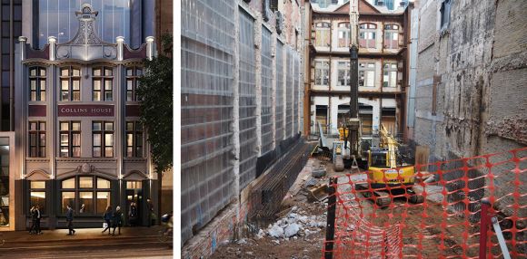 Collins House construction progress. Photo: redden Apartments galore set to breathe new life into the western CBD