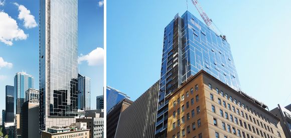 Collins House appearing perpetually complete. Images: Golden Age | Urban.com.au member redden Melbourne's Collins Street continues to soar as construction heats up