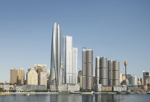 Crown Sydney Hotel and Resort will be built within Barangaroo. Image: Wilkinson Eyre Top 10 (Future) Tallest Buildings in Australia