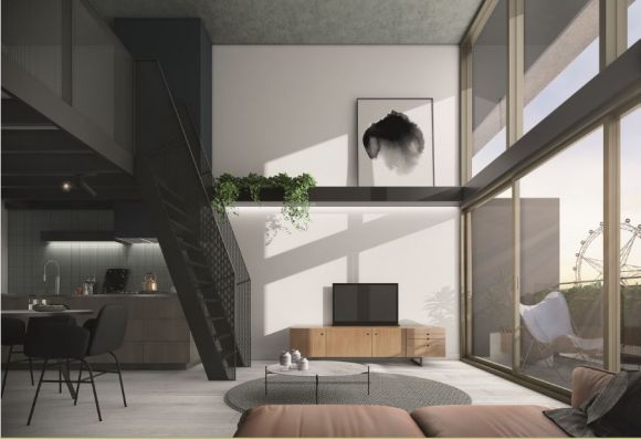 Elm & Stone's 'Brooklyn' loft apartment. Image courtesy MAB Elm & Stone plus what lies ahead for MAB at NewQuay