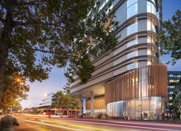32 Smith Street's street level interface. Image: Supplied 32 Smith Street's street level interface. Image: Supplied