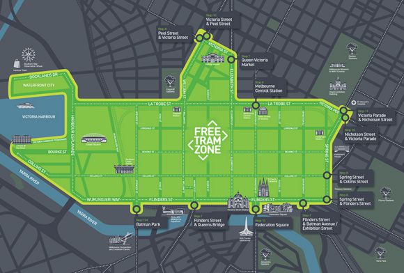 Melbourne Free Tram Zone Map Less is not more: Why free trams are not our friend