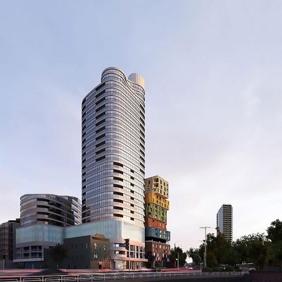 One Wellington will have a commanding presence on the St Kilda skyline. Image: Gabriel Saunders K.P.D.O's Stephen Javens provides insight into One Wellington's design