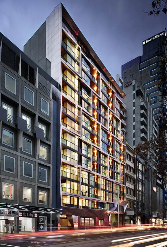 As captured from Flinders Street In focus: 108 Flinders Street, Melbourne