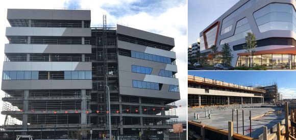 Current progress within the suburb. Images: Hacer Williams Landing pushes on with additional commercial developments