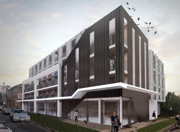 Corno Nero's bid for Malvern. Planning image: D-Arc Architects Marriott confirmed for Docklands as Malvern scores its own substantial hotel project