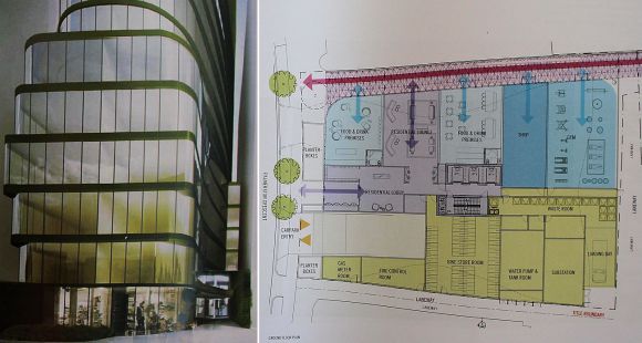 28-32 Albert Road and ground floor plan for 13-21 Palmeston Crescent. Image courtesy elenberg Fraser Planning for a South Melbourne double dose?