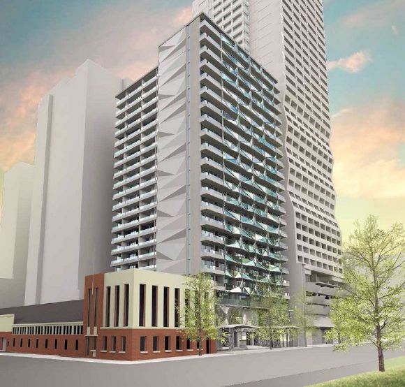 360 William Street as of mid 2014. Image courtesy Fender Katsalidis The third coming > 360 William Street, Melbourne