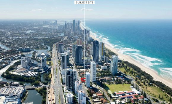 Slotting in to the Broadbeach scene. Image: BDA Architecture Bassar Group to test Broadbeach's luxury apartment market depth