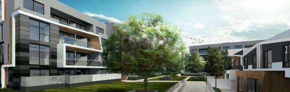 Panoramic perspective of the Browns Road development. Image: Mushan NX Property Group scores big in Clayton
