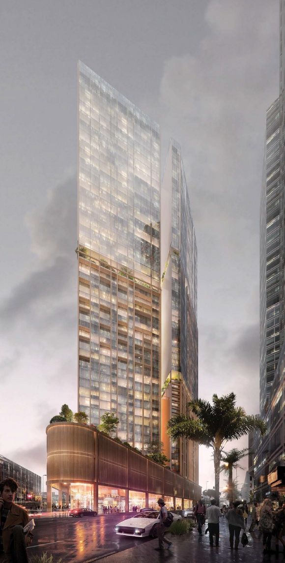 Hero perspective. Planning image: Sydney Design Studio Crows Nest earmarked for Sydney's next major skyscrapers