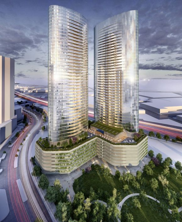 Ready to go. Image: Elenberg Fraser Lorimer Street residential towers draw closer to launch with construction tender announced