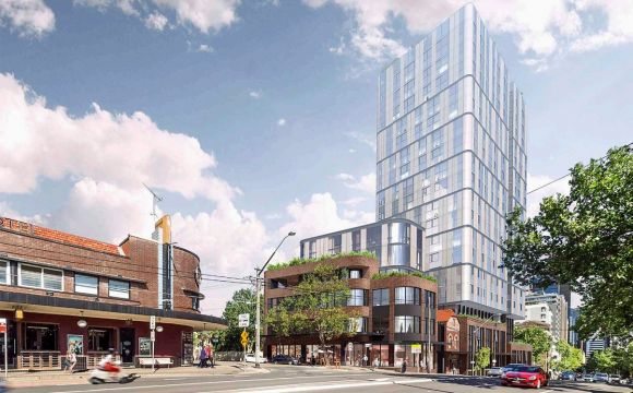 Hero perspective. Image: PTW Architects Legacy Property sees opportunity in North Sydney