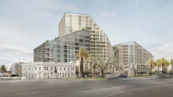 Dandenong Road perspective. Image: JCB Architects Malvern's mega development site curtailed but still imposing