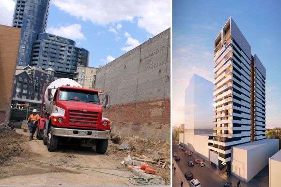 Early works have commenced at 38 Claremont Street. Render courtesy Plus Architecture Plus Architecture begins 2015 with a bang!