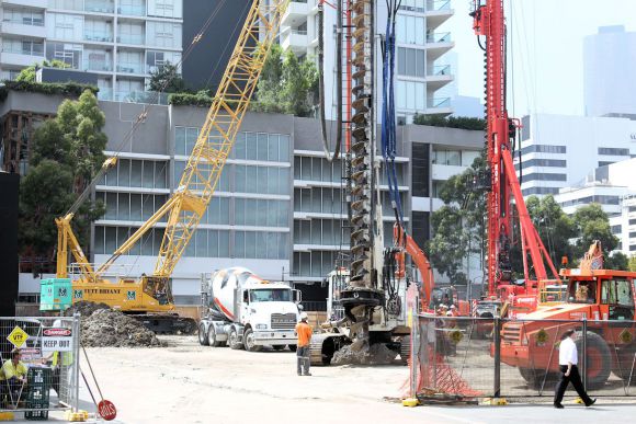 Piling underway at 2-12 Batmans Hill Drive Collins Square approved one day, under construction the next