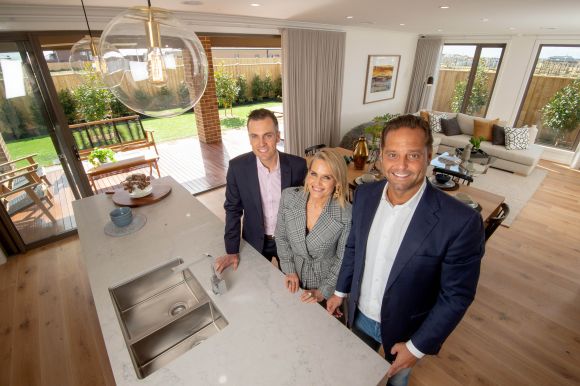 L to R: Anthony Scarff (Delos Managing Director), Shaynna Blaze (Brand ambassador) and Paul Scialla (Founder) L to R: Anthony Scarff (Delos Managing Director), Shaynna Blaze (Brand ambassador) and Paul Scialla (Founder)