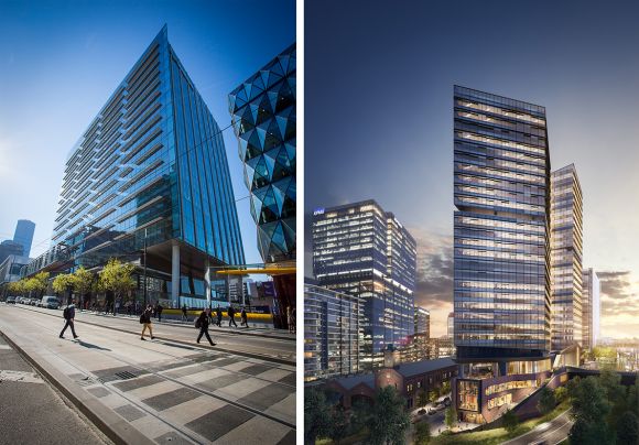Spaces will be occupying 7000sqm across two buildings at Lendlease's Melbourne Quarter. Images: Lendlease Lendlease welcomes co-working operator Spaces to Melbourne Quarter