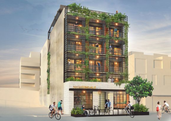 Proposed design of the Nightingale Apartments by Breathe Architecture Nightingale takes off
