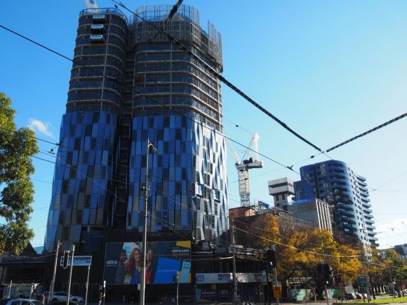 Atria - image: Urban.com.au user redden A snapshot of Melbourne's construction - July 2018