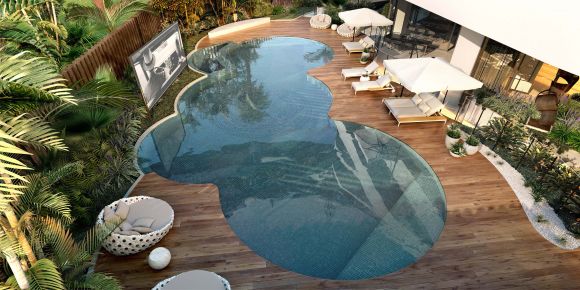 Outdoor pool. Credit: Chevron One Love holidays? Here's the next best thing: 12 of Australia's best apartment pools