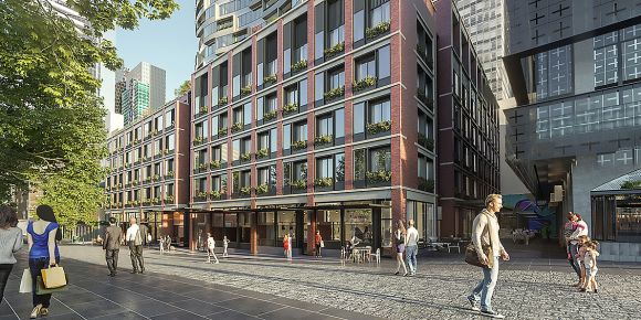 QVM Residences Therry Street frontage. Image: PDG Corporation Double delight: PDG releases new images of two key Melbourne projects