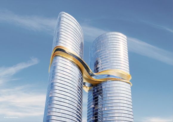 Sapphire By The Gardens exterior render. Image supplied. Works commence on Melbourne’s Sapphire By The Gardens