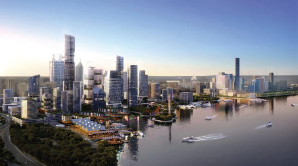 Future Perth vision. Credit: Urbis/Stephanie Keith Perth's 10 future tallest buildings