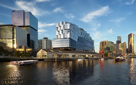 Artist's impression of Seafarers Place. Image: Riverlee Riverlee restores Melbourne's last remaining original electric crane
