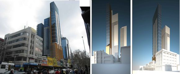 278 Lt Lonsdale Street in situ. © Peddle Thorp Planning Application: 278 Little Lonsdale Street, Melbourne