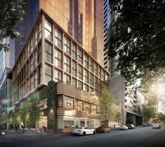 UNO Melbourne exterior street-level render. Credit: Elenberg Fraser Probuild appointed to construct SP Setia’s UNO Melbourne tower