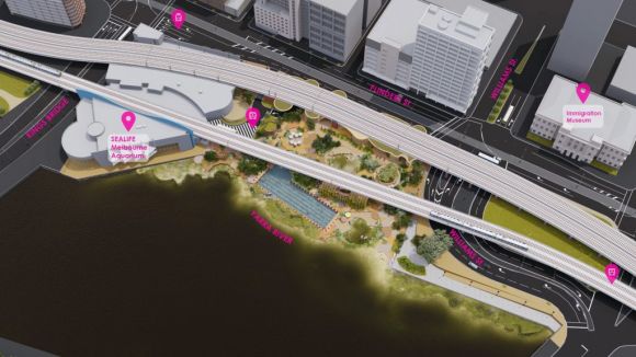 WOWOWA + Yarra Pools' concept for a public pool at Enterprize Park. Image: Yarra Pools Melbourne's Headline Acts for 2019