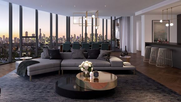 Yarra One apartment interior. Image: Supplied EcoWorld International rethinks retirement living for South Yarra project
