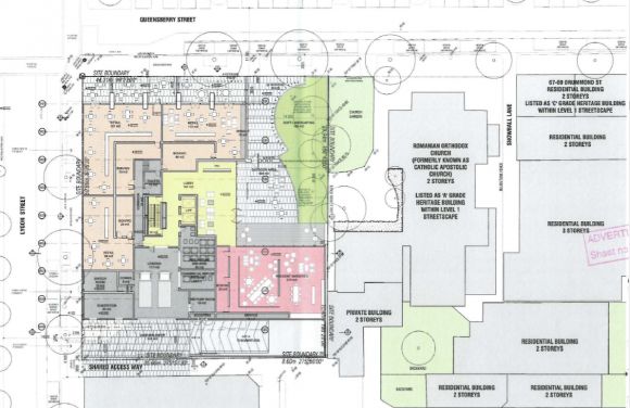 Ground floor plan. © FKA A rather unorthodox approach: 66 Lygon Street, Carlton