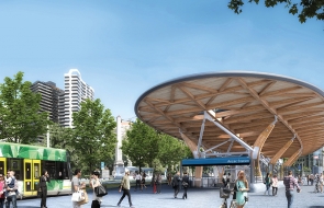 An overview of the projects in the vicinity of the new Anzac station
