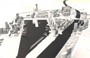 Docklands construction update June 2017 (with 3D)