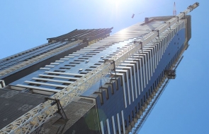 Proposals no more, the top end of Elizabeth Street is now a story of mass construction