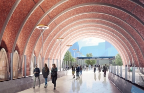 An overview of the projects in the vicinity of the new North Melbourne (Arden) station