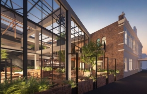 A model whereby apartments and hotels coexist