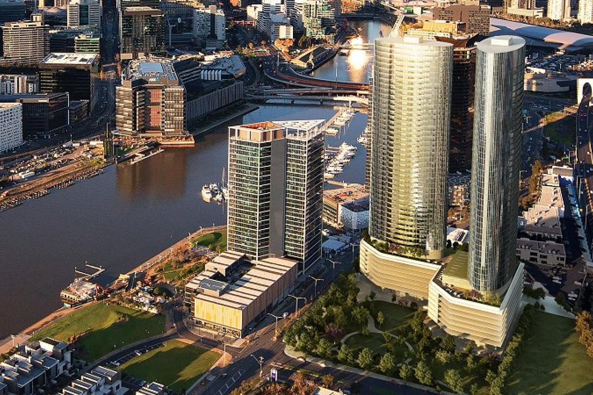 Lorimer Street residential towers draw closer to launch with construction tender announced Lorimer Street residential towers draw closer to launch with construction tender announced