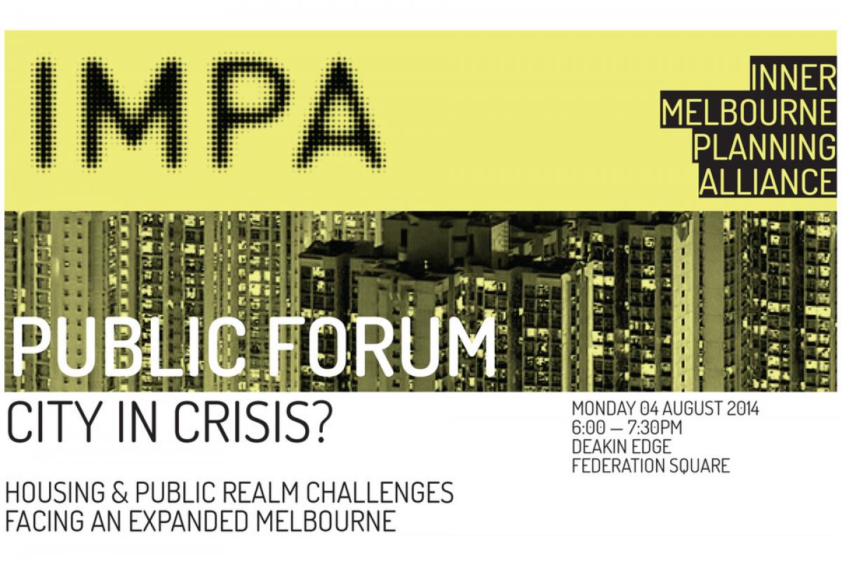 Public forum, City in Crisis? Public forum, City in Crisis?