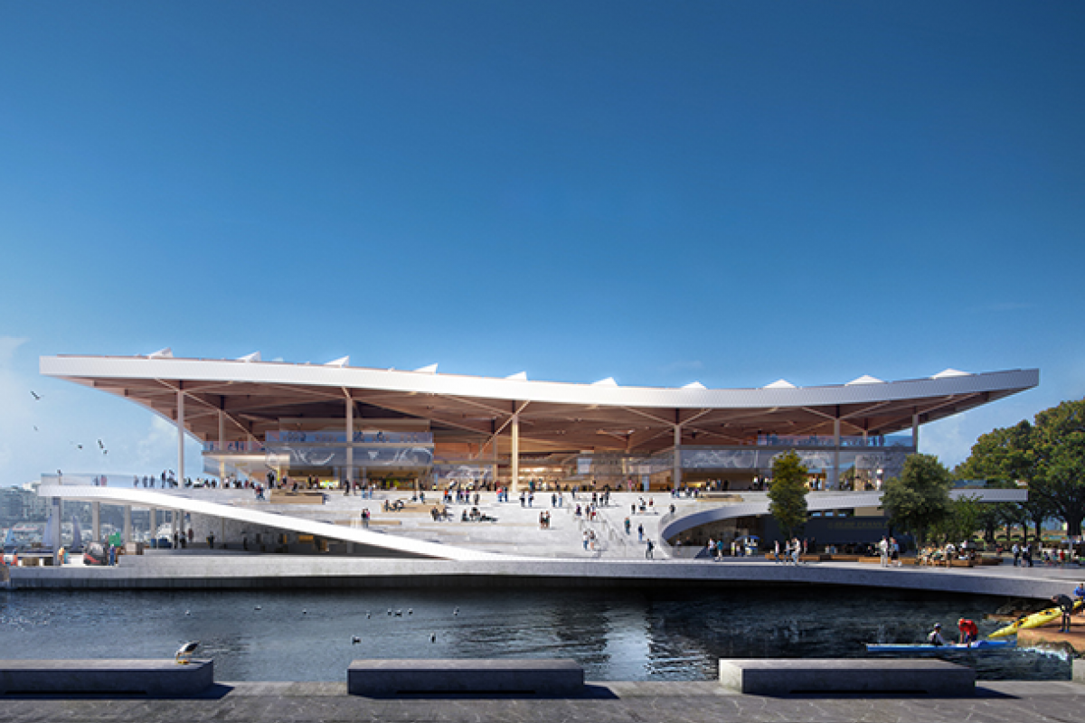Sydney Fish Market design to provide a new focal point on the harbour Sydney Fish Market design to provide a new focal point on the harbour