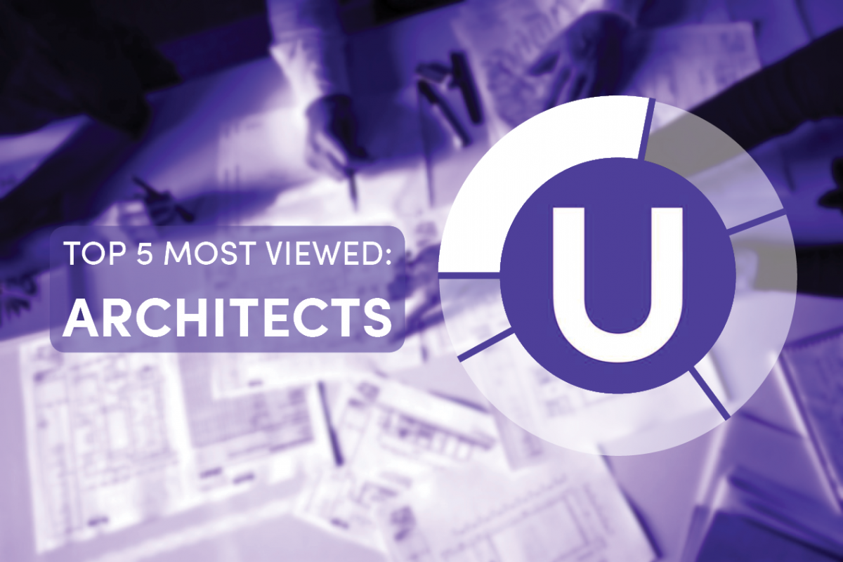 Urban's Top 5 for October - Most Viewed Architects Urban's Top 5 for October - Most Viewed Architects