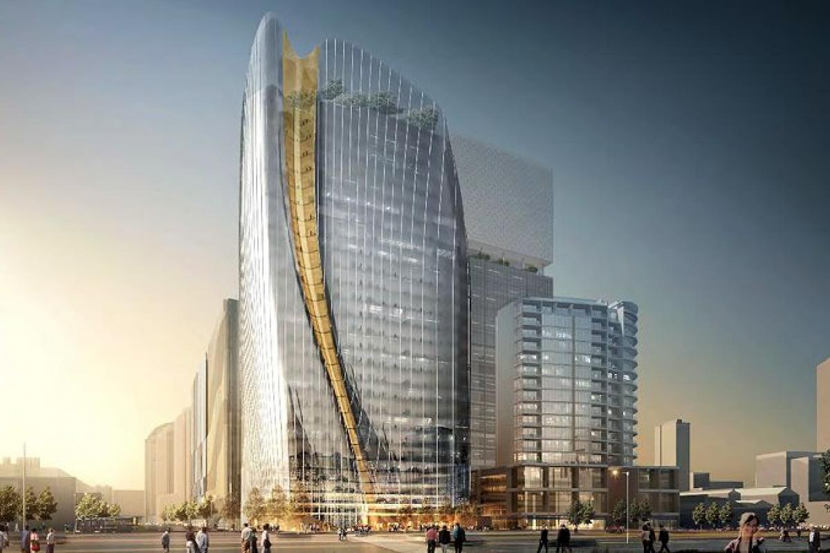 Collins Square approved one day, under construction the next Collins Square approved one day, under construction the next